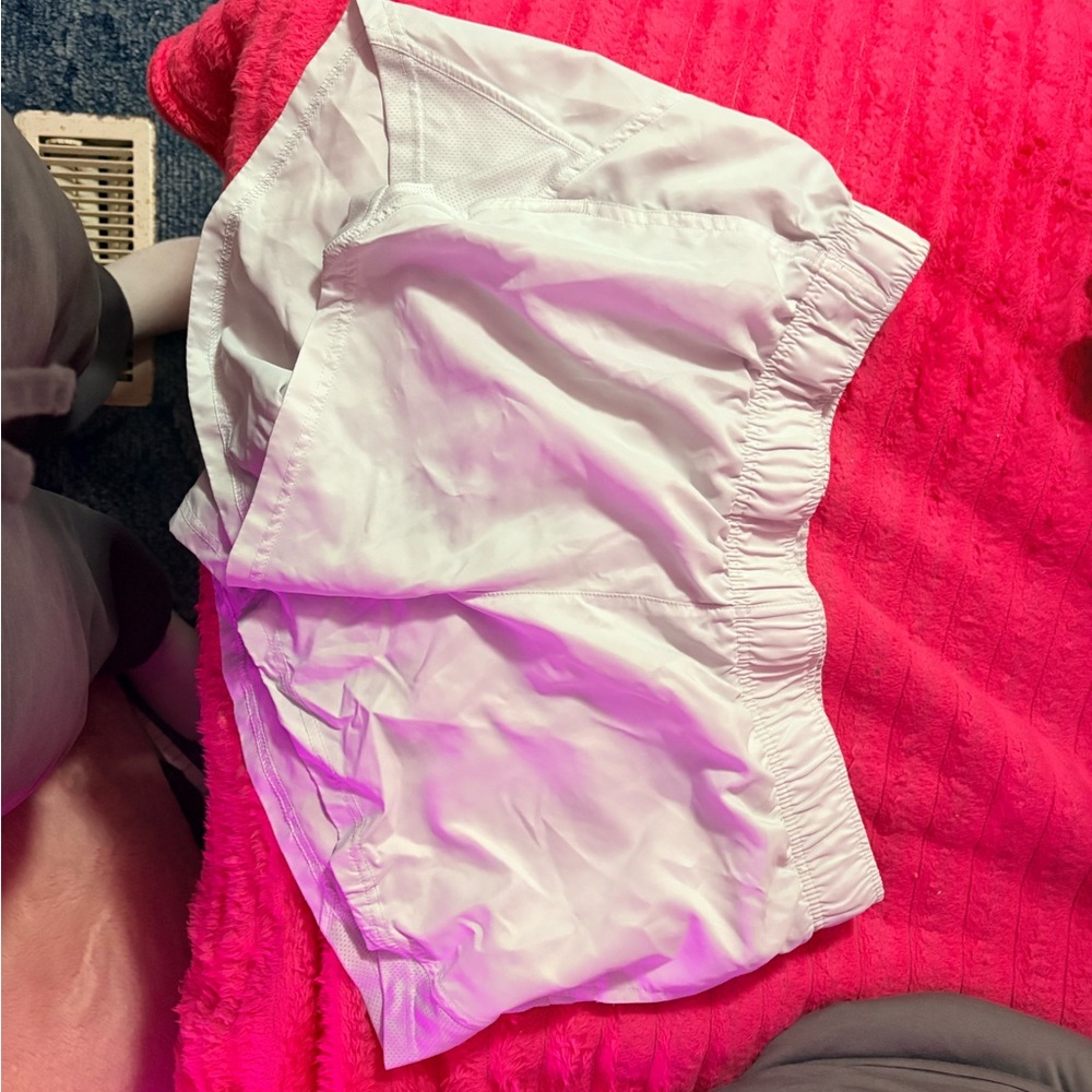 Women's Athletic Shorts in White